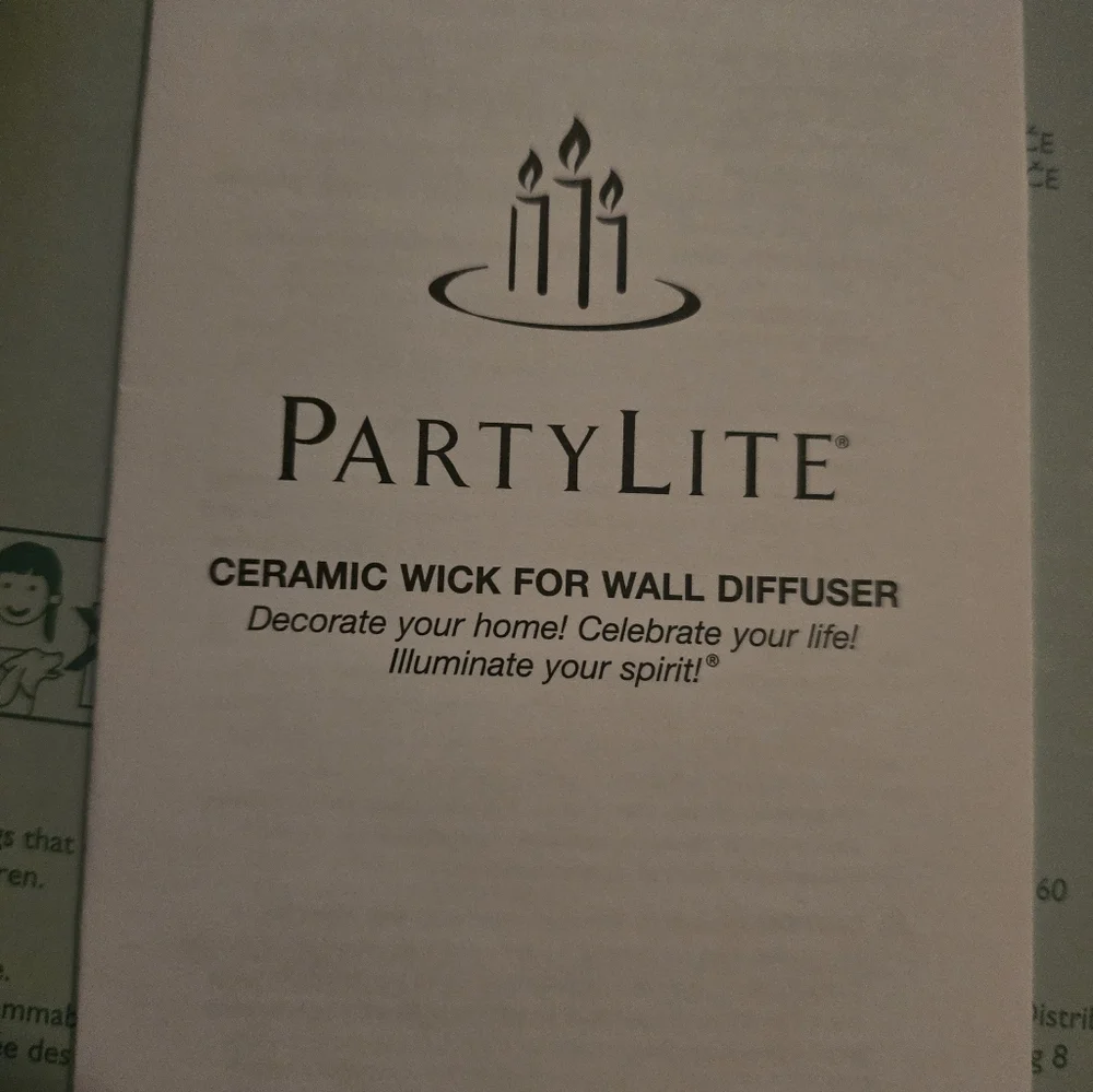 Ceramic Wick Diffusers By Partylite New In Box